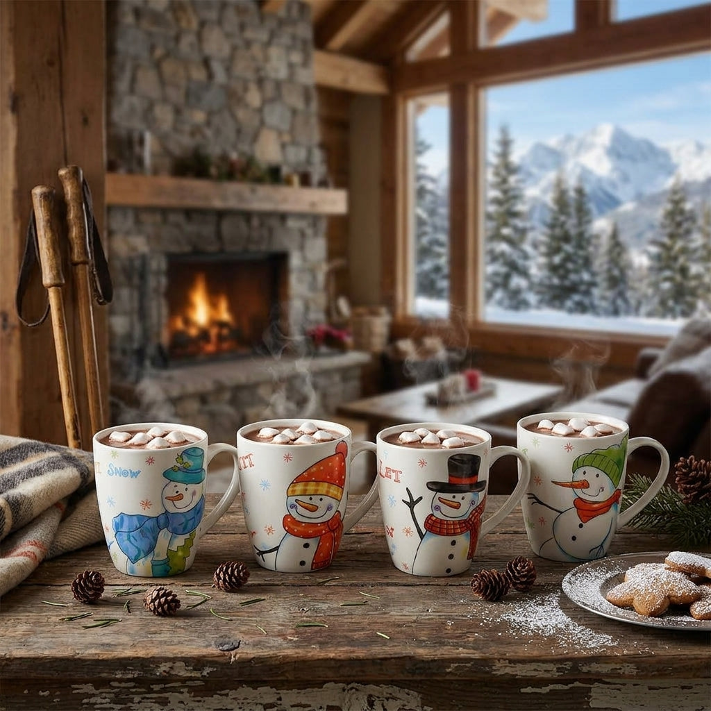 Tasses Bonhomme de Neige