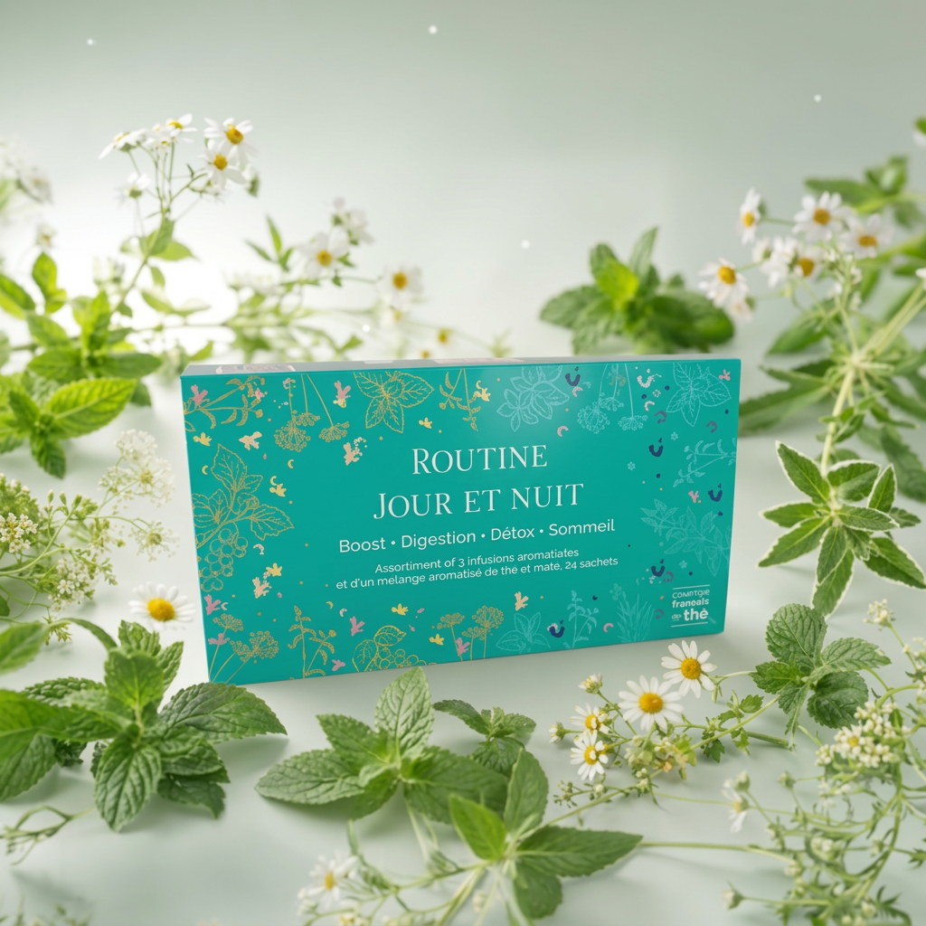 Retouche de la photo du coffret Routine