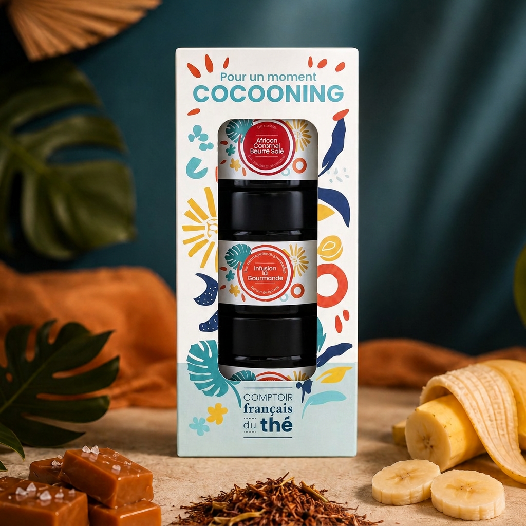 Retouche de la photo principale du Coffret Cocooning